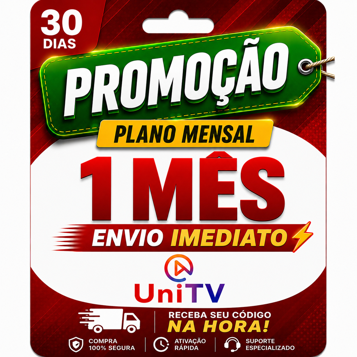 Recarga Unitv Mensal